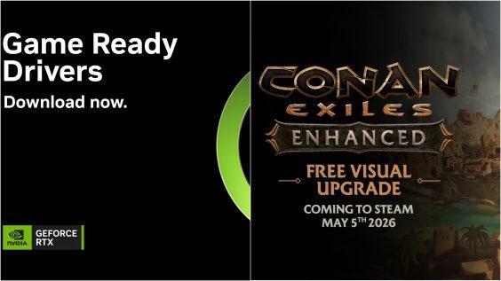 NVIDIA-ს ახალი Game Ready დრაივერი გამოვიდა: Conan Exiles Enhanced და DLSS 4-ის მხარდაჭერა