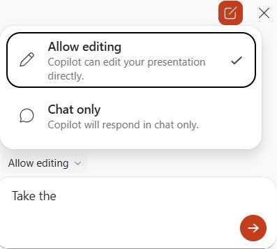 Copilot Direct Editing in Word