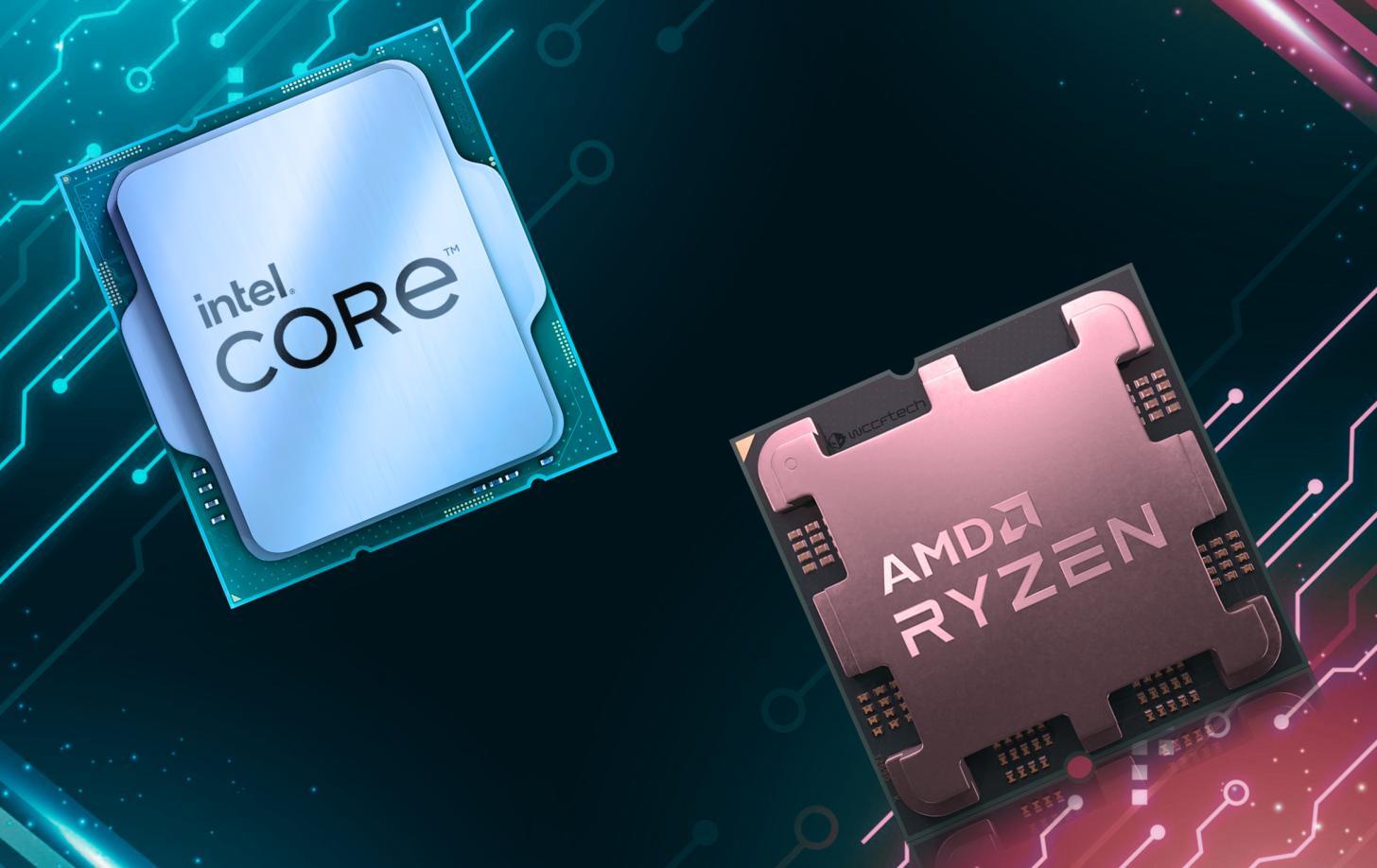 Intel და AMD ბაზრის წილის გრაფიკი