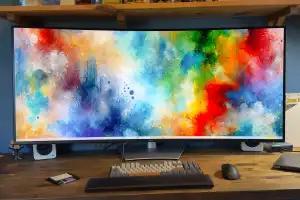 Dell UltraSharp 52 (U5225WZ) მიმოხილვა: გიგანტური მონიტორი, რომელიც თქვენს სამუშაო მაგიდას დაიპყრობს