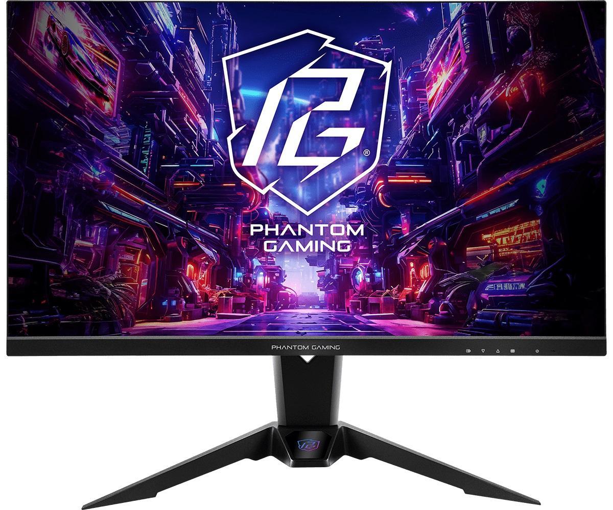 ASRock PG27QFW2A მონიტორის უკანა მხარე და დიზაინი