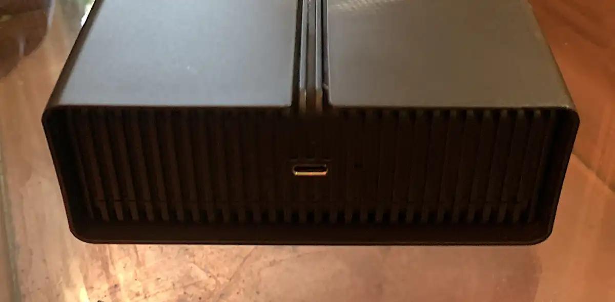Seagate Firecuda X Vault-ის USB-C პორტი კვების ბლოკის გარეშე